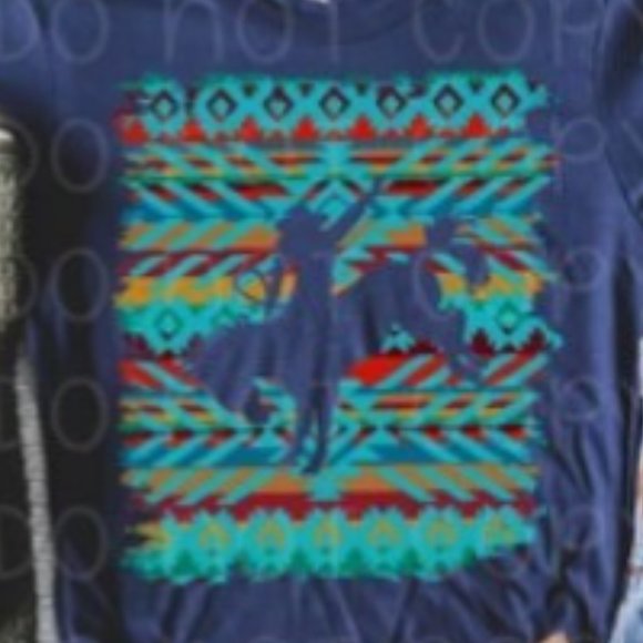 Graphic T-shirt with Western Graphic - Picture 2 of 2